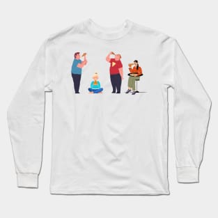 Party of 4 Long Sleeve T-Shirt